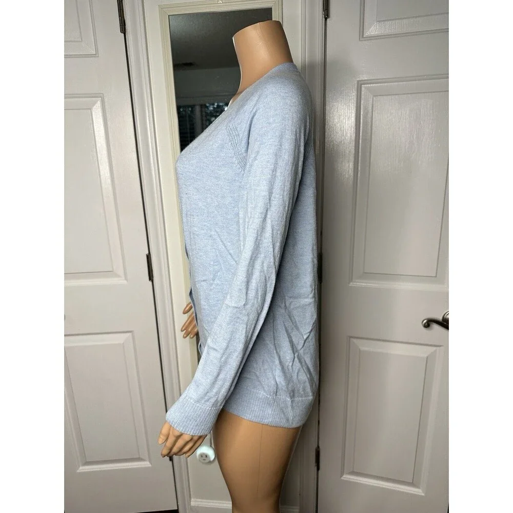 Gap Light Blue Cardigan Sweater  Very Soft Medium - Picture 2 of 9